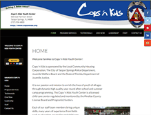 Tablet Screenshot of copsnkids.org